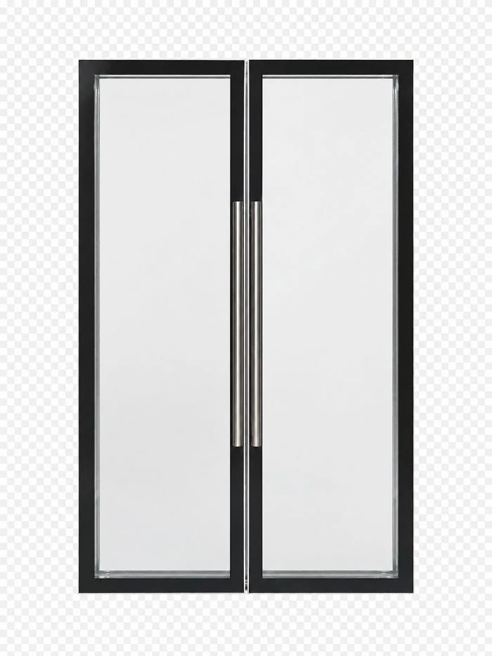 Ekspozisyon Frijidè Laminated Glass Pòt